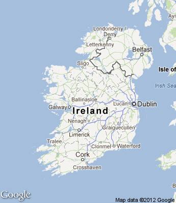 Map of the Ireland